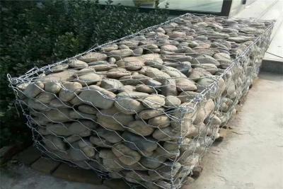 China 3x1x1m PVC beschichtete Gabion Kasten-Torsions-Felsen-Käfig-Stützmauer zu verkaufen