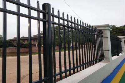 China Picket Top Garden Tubular Steel Fence 1800mm 2000mm Height for sale