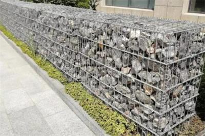 China Galvanized Iron Welded Gabion Box Stone Cages For Garden Walls for sale