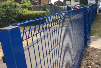 Chine Le PVC a soudé la clôture de périmètre de jardin de Mesh Fence 3D de fil de fer galvanisé à vendre