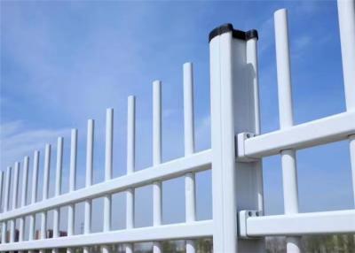 China 60X60mm Metal Tubular Fencing Aluminium Steel Ornamental Loop Top à venda