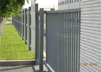China Powder Coated Tubular Steel Fence 75X75mm For Residential en venta