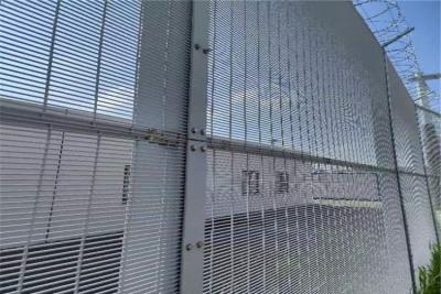 China Powder Coated 358 High Security Fence 1.8m Prison Mesh Anti Climb for sale