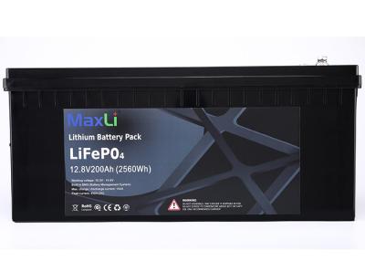 Chine 3000 batterie de phosphate de fer de lithium des cycles 12V 2.56kwh à vendre