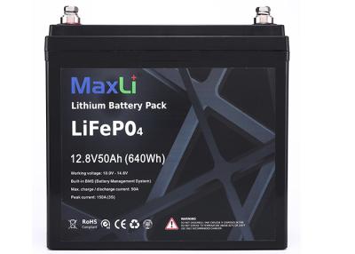 China UN38.3 12V 50ah Lithium Deep Cycle Battery for sale