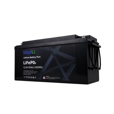 China 3000 aplicação do armazenamento da casa do bloco da bateria dos ciclos 12V 150Ah Lifepo4 à venda