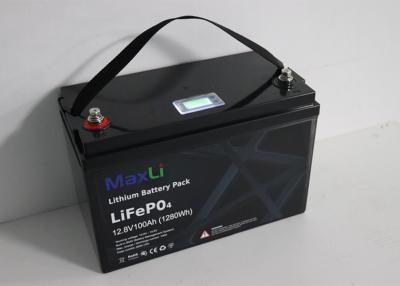 China batería de litio prismática 1280Wh 18650 Lifepo4 12V 100Ah en venta