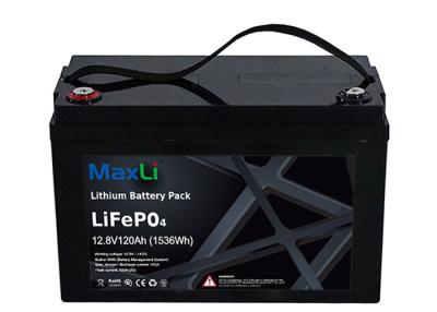 Chine protection de clôture d'Ion Deep Cycle Battery IP56 de lithium de 12V 120Ah à vendre