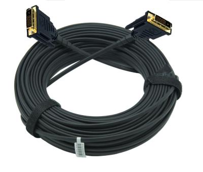 China 4K@30hz DVI AOC fiber cable over fiber optic  without power supply for sale