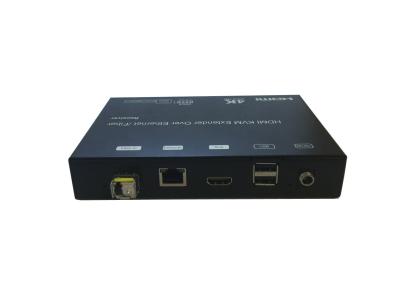 China 4K KVM HDMI Fiber Optic Extender by IP and fiber optic cable both for sale