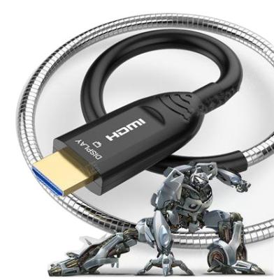 China Armored HDMI 2.0 hybrid fiber optical  cable for sale