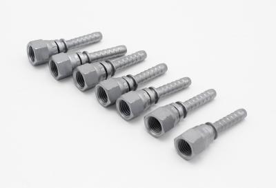 Cina Al nichel zinco idraulico su ordine del montaggio di tubo flessibile del connettore JIC-04 del tubo flessibile placcato in vendita