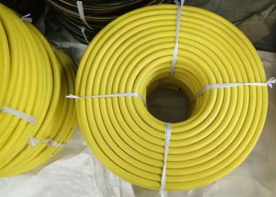 China Yellow EPDM 3/4 Jack Hammer Rubber Air Hose , Flexible Rubber Tubing With Claw Fittings for sale