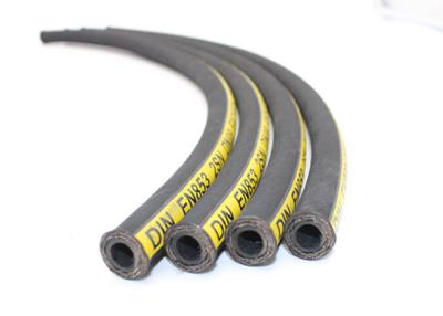 China Flexible SAE100 R2 Hydraulic Rubber Hose for John Deere Compact Wheel Loader for sale
