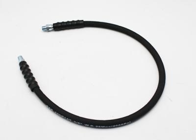 China Black Rawhide Surface High Pressure Washing Machine Hose With MPT Fittings for sale