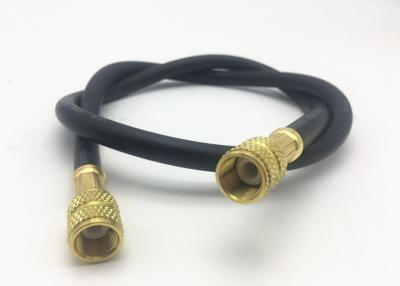 China 5MM Black Color Air Conditioner Refrigeration Charging Hose , Freon Charging Hose for sale