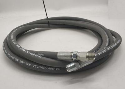 Cina Maschio tubo flessibile grigio dell'acqua della lavatrice della parte girevole del NPT x del NPT 4000 PSI di pressione in vendita