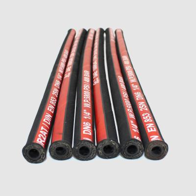 China 1/4 Inch 10000 Psi Special Steel Wire Jack Hose For Hydraulic Jacks for sale