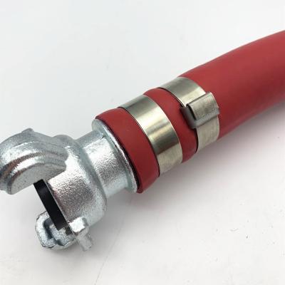 China Manguera de aire de goma roja congregada doble del martillo perforador con los acoplamientos de la garra de América en venta
