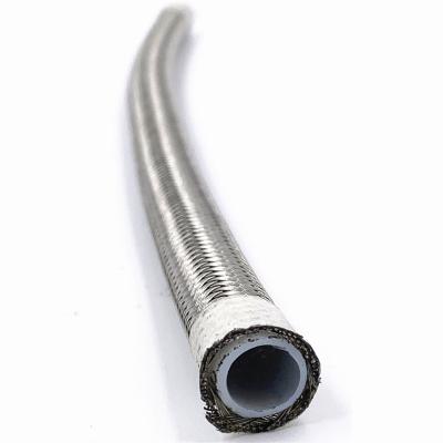 China AISI 304 Over Braided DN10 PTFE Tube with Excellent Chemical Resistant for sale