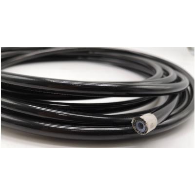 China I.D 1/8'' High Pressure 304SS Braided PTFE Brake Hose With PVC Cover for sale