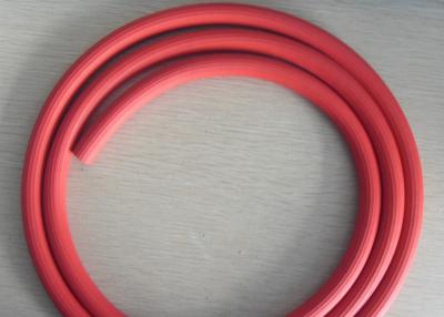 China Red Groove Surface Rubber Air Hose , Recoil Air Hose  ID 3 / 16