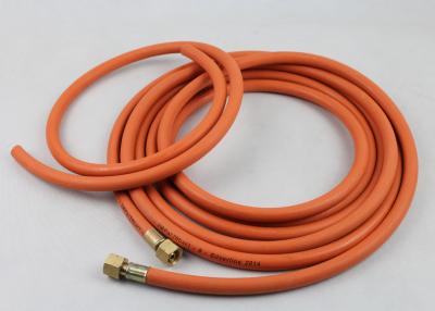 China Orange Color ID 6mm NBR Lpg Gas Hose For Household and Industrial Usage for sale