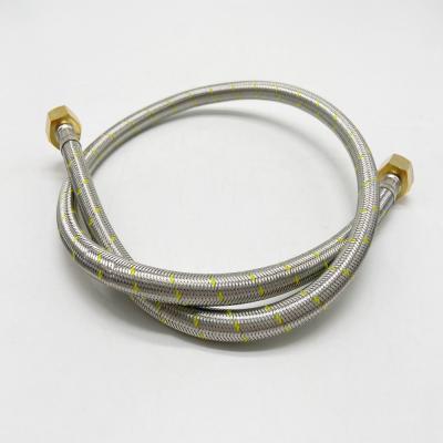 China Stainless Steel Wire Braided Rubber Flexible Gas Hose 1/2