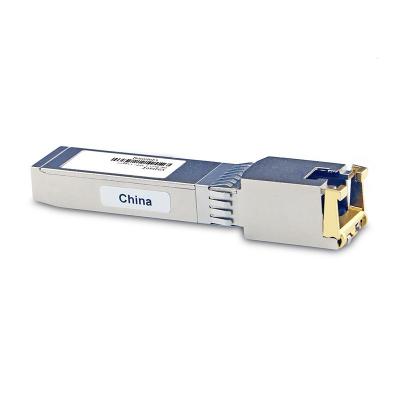 China 1000base-T Copper SFP Optical Module SFP-10G- Copper transceivers 80m Distância à venda
