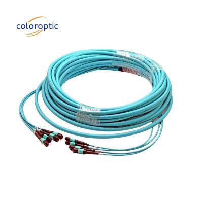 China MTPO MTP Patch Cord APC Female To Female Trunk Fiber Optic Patch Cord for sale