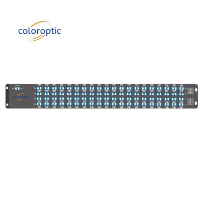 China AAWG 96 Channel WDM Model Dual Single Mode Fiber 50GHz DWDM WDM System for sale