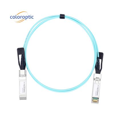 Cina 10G SFP+ a 10G SFP+ AOC Ethernet Cable Rack Connection Infiniband QDR / DDR / SDR in vendita