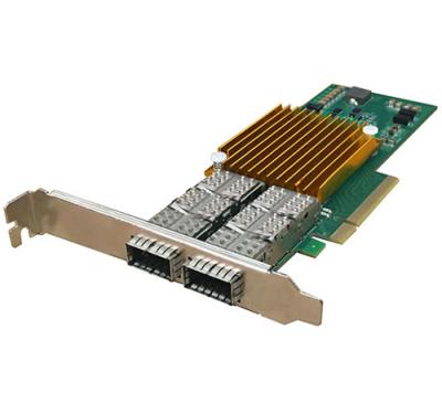 China Network Infiniband Pcie Card 40G Dual Port Optical NIC Ethernet Network Adapter for sale