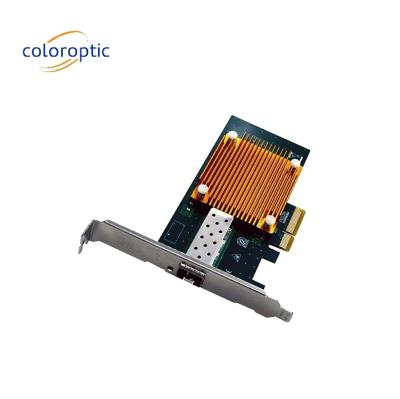 China CO-1001E Infiniband Pcie Card PCI Express X4 10G Adaptador de rede Ethernet SFP+ à venda