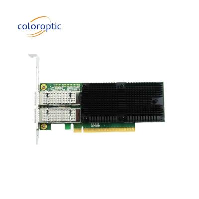 Chine PCIe X16 à double port QSFP28 Ethernet Adaptateur réseau 100G Intel E810 à vendre