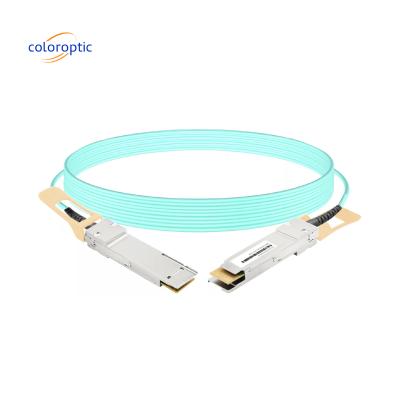 China QSFP28 100G AOC for Arista 100G Switch and Router Ports Lower power, low error bit rate. High bend radius Te koop
