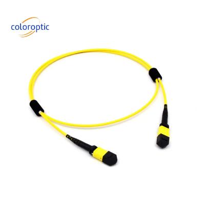 Cina Mtp(Mpo) Singlemode 16 FIBRE G657.A1 (9/125) PATCH CABLE for PSM8 400G APC connector in vendita