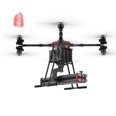 China Professional 5km Fire Rescue Drone Carbon Fiber Aviation Aluminum Material Fire Extinguisher Drone for sale