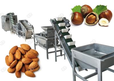 China Drying Hazelnut Cashew Nut Shell Breaking Machine For Industry , 500 Kg/H for sale