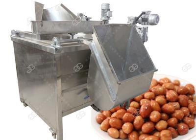 China SUS304 Automatic Fryer Machine , Electric Heating Peanut Frying Machine 100-150 Kg / H for sale
