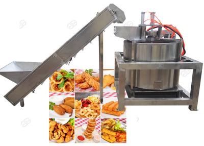 China Henan GELGOOG Automatic Fryer Machine Deoiling High Rotating Speed For Fried Food for sale