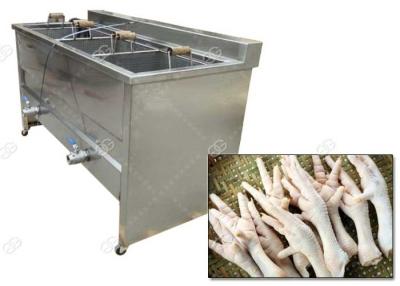 China Automatic Chicken Feet Processing Machine / Meat Vegetable Blanching Machine for sale