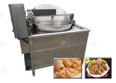 China Fully Automatic Pig Skin Frying Machine Electric Heating Pork Rinds Fryer Machine for sale