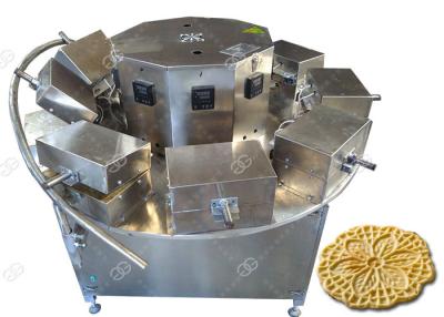 China Italian Waffle Cookies Baking Machine , Pizzelle Maker Machine 1200PCS / H for sale