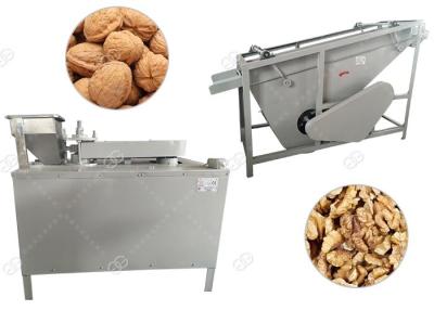 China Automatic Black Walnut Cracking Machine Shelling Line Stainless Steel for sale