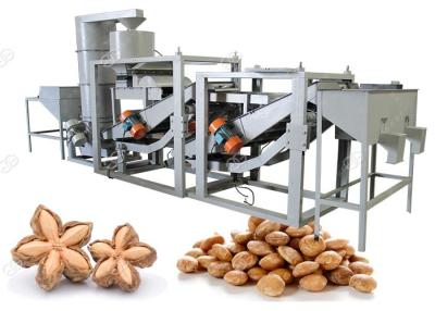 China Fully Automatic Sacha Inchi Nut Shelling Machine Dehulling 200 - 300kg/H Capacity for sale