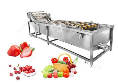 China Bubble Type Ozone Vegetable Washing Machine Strawberry Cherry Fruit Washing Equipment for sale
