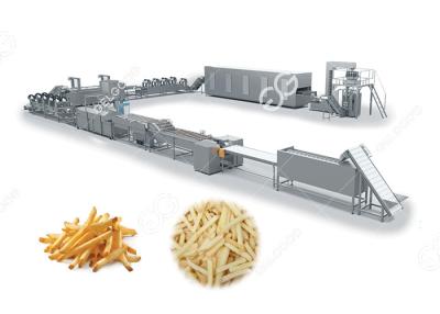 China Henan GELGOOG Fresh Potato Chips Production Line Making French Fries High Automation for sale