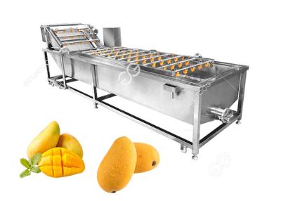 China Fábrica de la lavadora de la fruta de la lavadora del mango de la esterilización y de la desinfección en venta