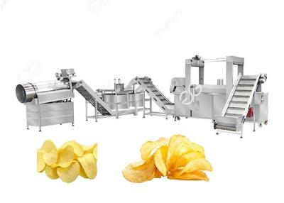 China Tapioca Potato Chips Production Line Chips Making Machine 200KG / H 380V Voltage for sale